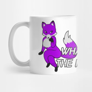 What does the fox say? - Purple Mug